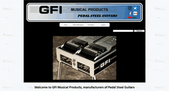 Desktop Screenshot of gfimusicalproducts.com